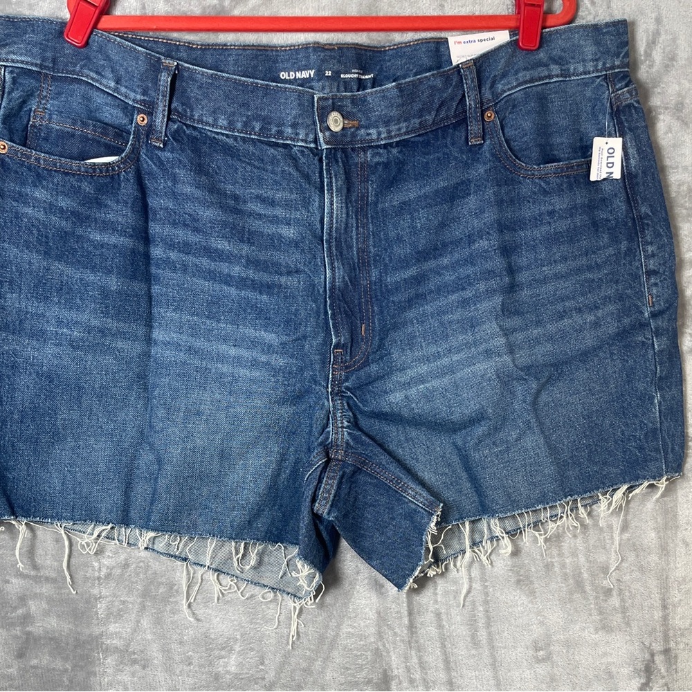Old Navy (Size 22) plus size high-rise slouchy straight cutoff shorts NWT